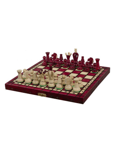  Шах Sunrise - Small King's Chess, червен