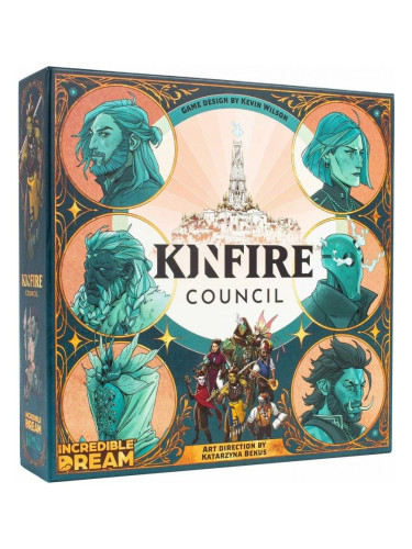  Настолна игра Kinfire Council - Стратегическа