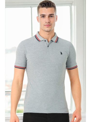 T9594 DEWBERRY MEN'S T-SHIRT-GREY