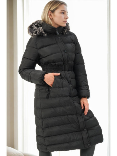 Z9779 DEWBERRY WOMEN'S COAT-BLACK