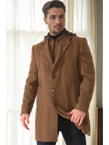 PLT9376 DEWBERRY MEN'S COAT-CAMEL