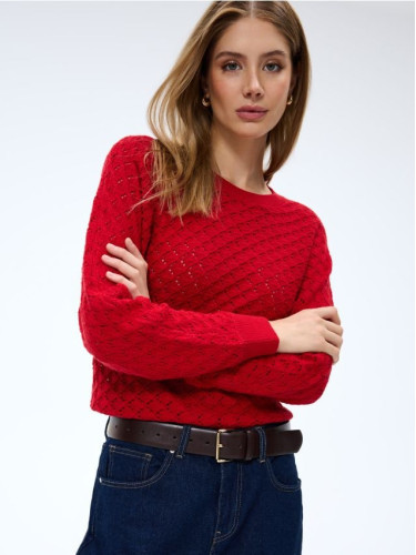 Mohito - Памучен пуловер - червен