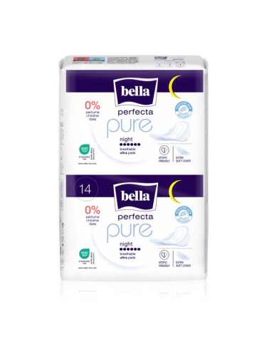 BELLA Perfecta Pure Night ултратънки дамски превръзки 14 бр.