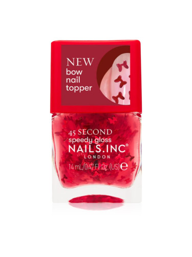 Nails Inc. 45 Second Speedy Gloss бързозасъхващ лак за нокти цвят Bonnie 14 мл.