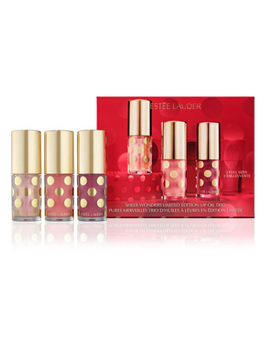 Estée Lauder Holiday Lip Oil Set подаръчен комплект за устни лимитирана версия
