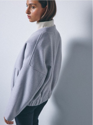 Mohito - Палто със съдържание на вълна - сиво