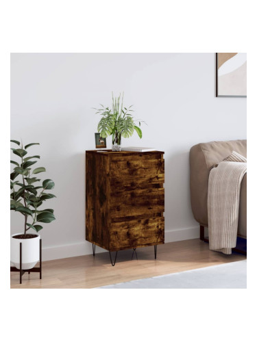 Sonata H Бюфет опушен дъб 40x35x70 см инженерно дърво