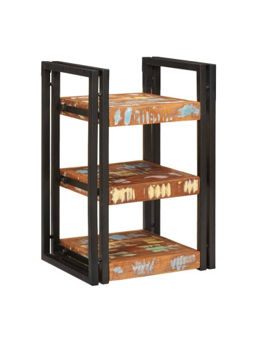 Sonata H Нощно шкафче Кафяв и черен Кабина дърво от повторна употреба