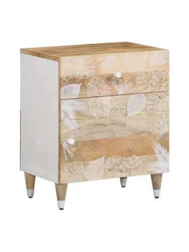 Sonata H Нощно шкафче 50x33x60 см мангово дърво масив