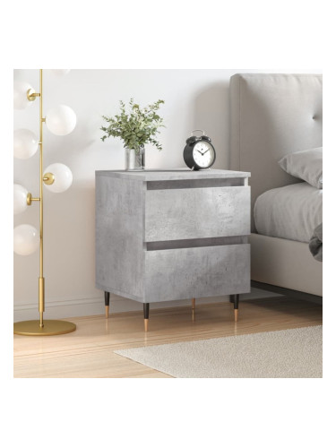 Sonata H Нощно шкафче бетонно сиво 40x35x50 см инженерно дърво