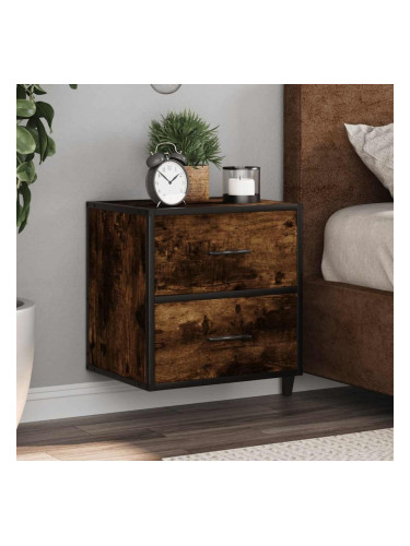 Sonata H Стенно нощно шкафче опушен дъб 40x31x39,5 cm