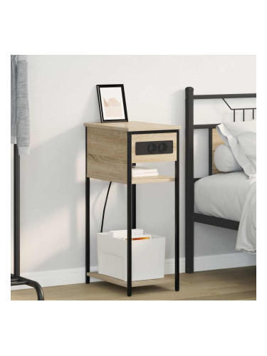 Sonata H Нощен шкаф дъб сонома 41 x 28 x 76 см Инженерно дърво