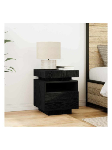 Sonata H Нощно шкафче Черен дъб 40 x 39 x 48.5 см Инженерно дърво