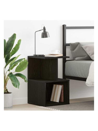 Sonata H Нощен шкаф Черен дъб 35 x 35 x 55 см Инженерно дърво