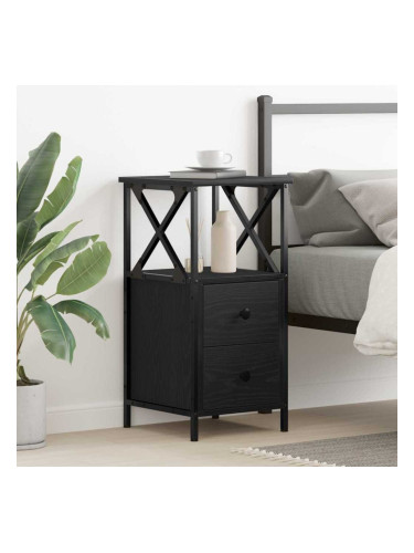 Sonata H Нощно Шкафче с чекмедже Черен дъб 34 x 35.5 x 70 см