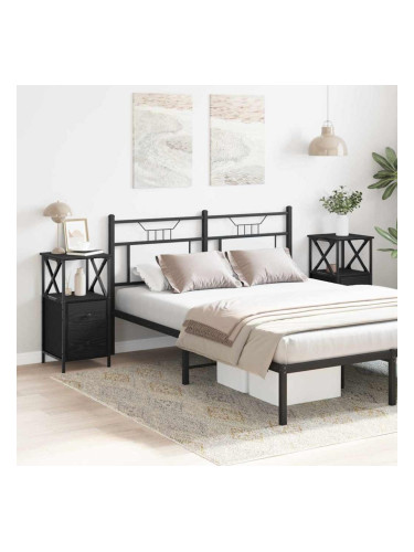 Sonata H Нощно Шкафче с чекмедже 2 pcs Черен дъб 34 x 35.5 x 70 см