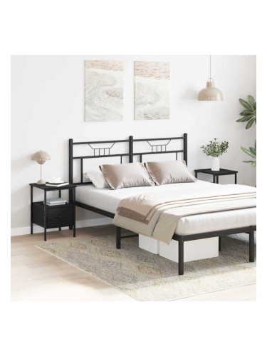 Sonata H Нощно шкафче с чекмедже 2 pcs Черен дъб 34 x 36 x 50 см