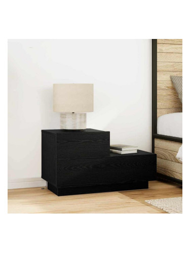 Sonata H Нощно шкафче Черен дъб 70 x 36 x 40.5 см Инженерно дърво