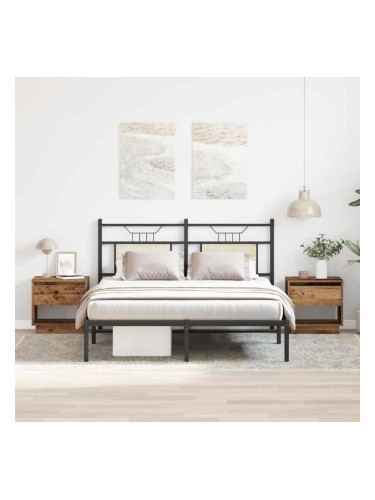 Sonata H Нощна маса 2 pcs Старо дърво 45 x 34 x 44 см Инженерно дърво