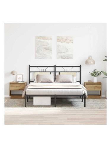 Sonata H Нощна маса 2 pcs дъб артизан 45 x 34 x 44 см Инженерно дърво
