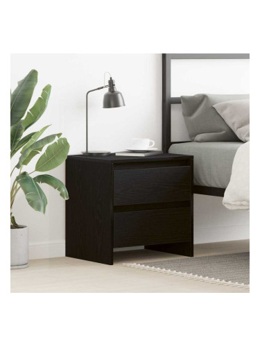 Sonata H Нощен шкаф Черен дъб 45 x 34 x 44.5 см Инженерно дърво