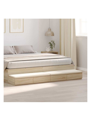Sonata H Чекмеджета за легло с чекмедже дъб сонома 200 x 36.5 x 16.5 см