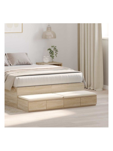 Sonata H Чекмеджета за легло с чекмедже дъб сонома 120 x 36.5 x 16.5 см