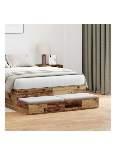 Sonata H Чекмеджета за легло с чекмедже Старо дърво 120 x 36.5 x 16.5 см