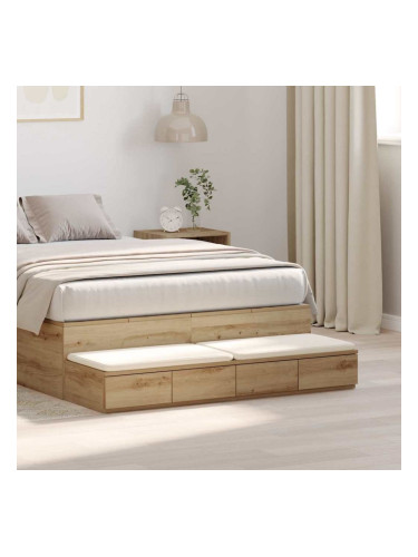 Sonata H Чекмеджета за легло с чекмедже дъб артизан 120 x 36.5 x 16.5 см