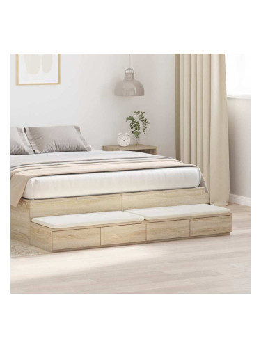 Sonata H Чекмеджета за легло с чекмедже дъб сонома 150 x 36.5 x 16.5 см