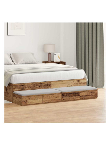 Sonata H Чекмеджета за легло с чекмедже Старо дърво 150 x 36.5 x 16.5 см