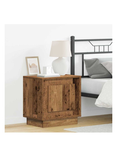 Sonata H Нощен шкаф 2 pcs Старо дърво 44 x 34.5 x 45 см Инженерно дърво