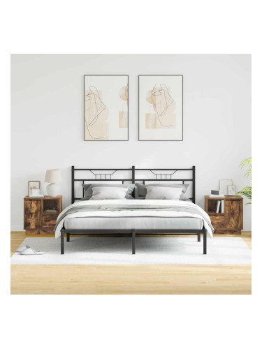 Sonata H Нощен шкаф 2 pcs Опушен дъб 50 x 34.5 x 50 см. Инженерно дърво
