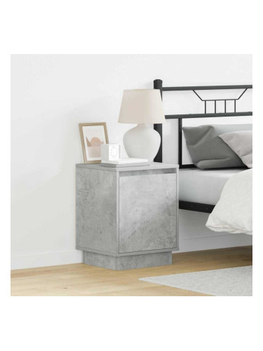 Sonata H Нощен шкаф с Бетонно сиво 39 x 34.5 x 50 см Инженерно дърво