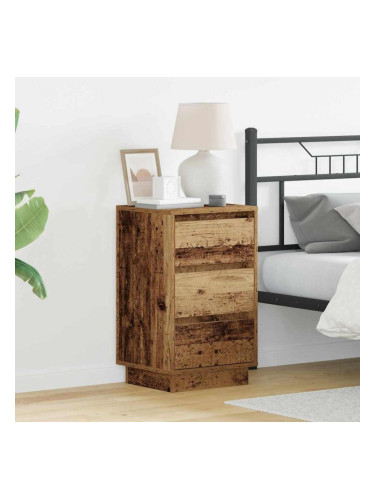 Sonata H Нощен шкаф с Старо дърво 39 x 34.5 x 65 см Инженерно дърво