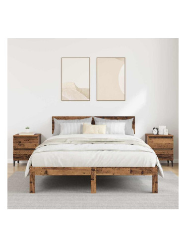 Sonata H Нощен шкаф 2 pcs Старо дърво 40 x 35 x 50 см Инженерно дърво
