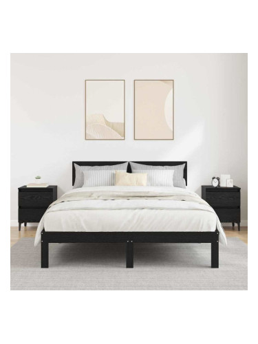 Sonata H Нощен шкаф 2 pcs Черен дъб 40 x 35 x 50 см Инженерно дърво
