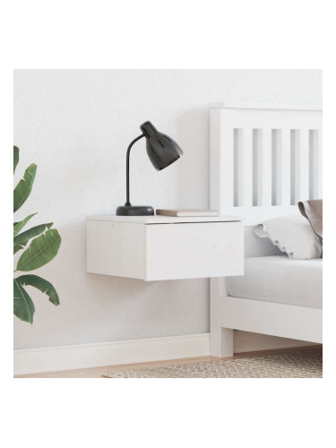 Sonata H Нощно шкафче 2 pcs Бяло 37 x 35 x 18.5 см Борово дърво масив