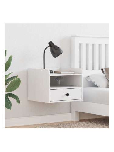 Sonata H Нощно шкафче 2 pcs Бяло 38 x 36 x 29.5 см Борово дърво масив