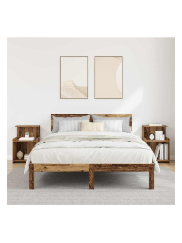 Sonata H Нощен шкаф 2 pcs Старо дърво 40 x 35 x 60 см Инженерно дърво