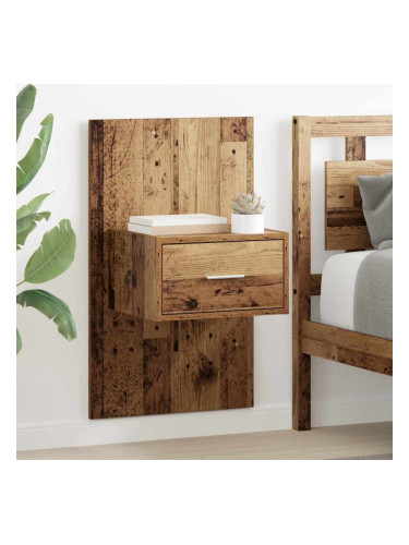 Sonata H Шкаф за легло с чекмедже 2 pcs Старо дърво 48.5 x 32.5 x 80 см