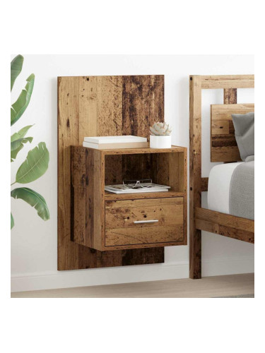Sonata H Шкаф за легло с чекмедже 2 pcs Старо дърво 48.5 x 32.5 x 80 см