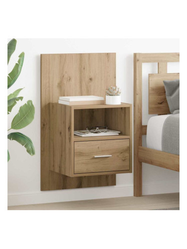 Sonata H Шкаф за легло с чекмедже 2 pcs дъб артизан 48.5 x 32.5 x 80 см