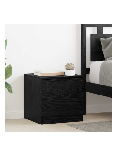 Sonata H Шкаф за легло 2 pcs Черен дъб 40 x 39 x 40 см Инженерно дърво