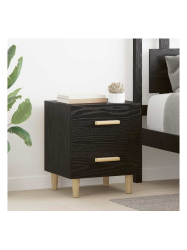 Sonata H Шкаф за легло 2 pcs Черен дъб 40 x 35 x 47.5 см Инженерно дърво