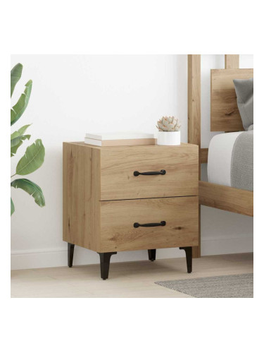 Sonata H Шкаф за легло с чекмедже 2 pcs дъб артизан 40 x 35 x 47.5 см