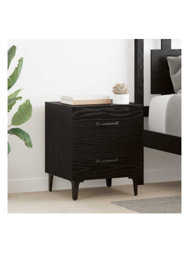 Sonata H Шкаф за легло 2 pcs Черен дъб 40 x 35 x 47.5 см Инженерно дърво