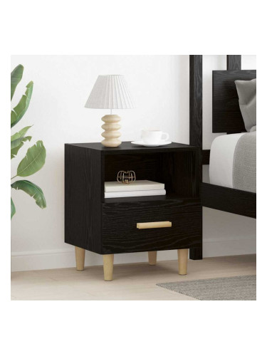Sonata H Нощен шкаф Черен дъб 40 x 35 x 47.5 см Инженерно дърво