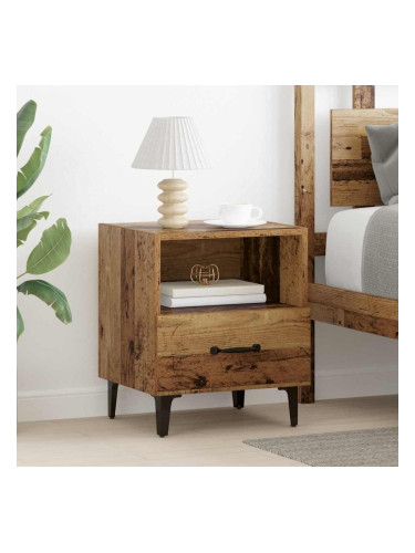 Sonata H Нощен шкаф 2 pcs Старо дърво 40 x 35 x 47.5 см Инженерно дърво