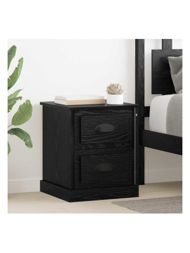 Sonata H Нощен шкаф 2 pcs Черен дъб 39 x 39 x 47.5 см Инженерно дърво